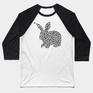 Bunny Rabbit Maze Baseball T-Shirt